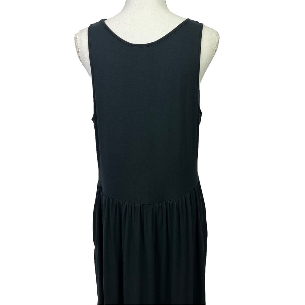 Venus Women’s MIDI Pullover Sundress Sz 1X Color Black Stretch Sleeveless - Picture 6 of 14